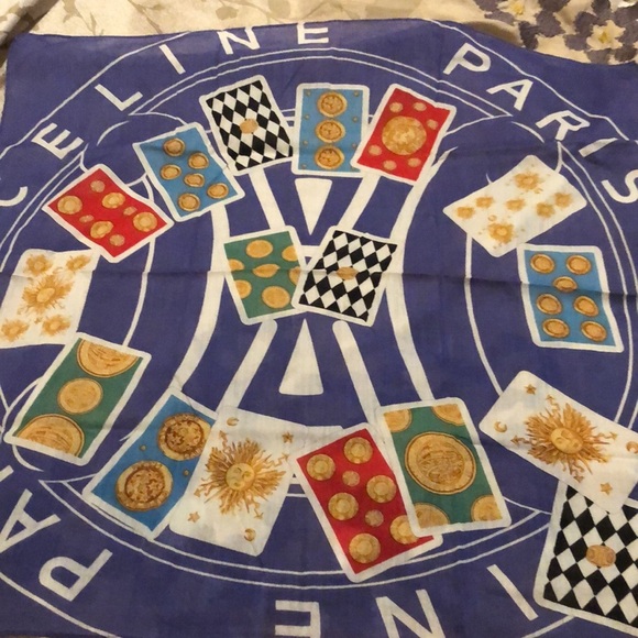 ❤️ Celine Paris 💯 % cotton handkerchief - Picture 3 of 5